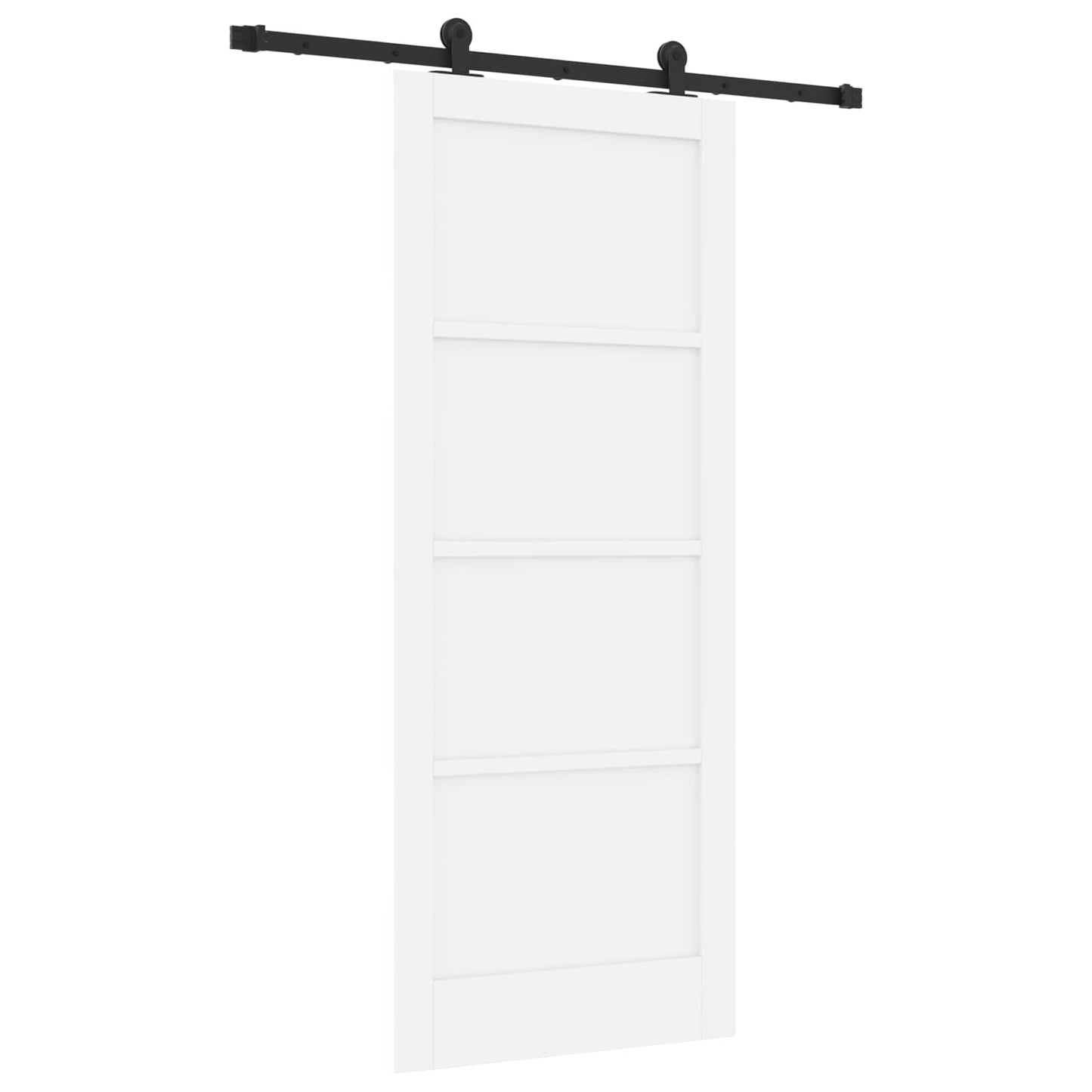 Skydedør ORKDAL Hvid 83 x 202 cm Massivt fyrretræ