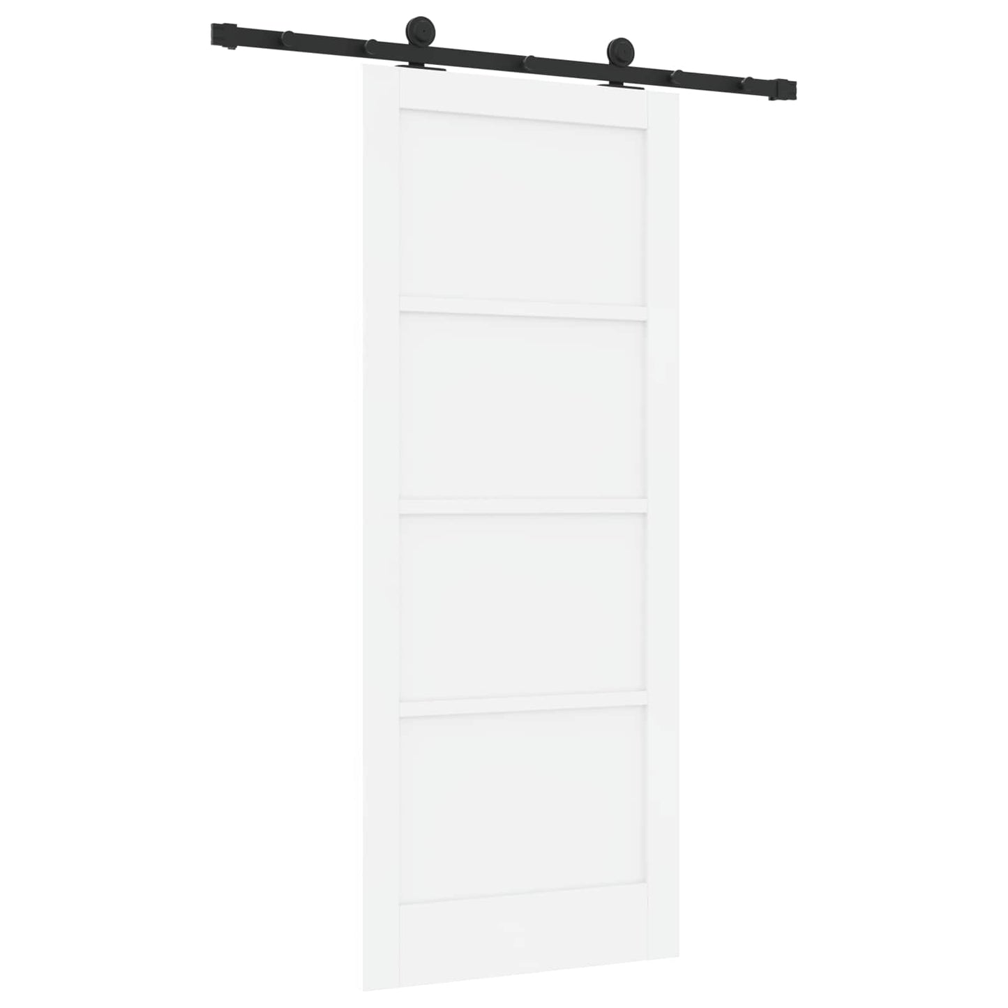 Skydedør ORKDAL Hvid 83 x 202 cm Massivt fyrretræ