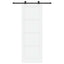 Skydedør ORKDAL Hvid 83 x 232 cm Massivt fyrretræ