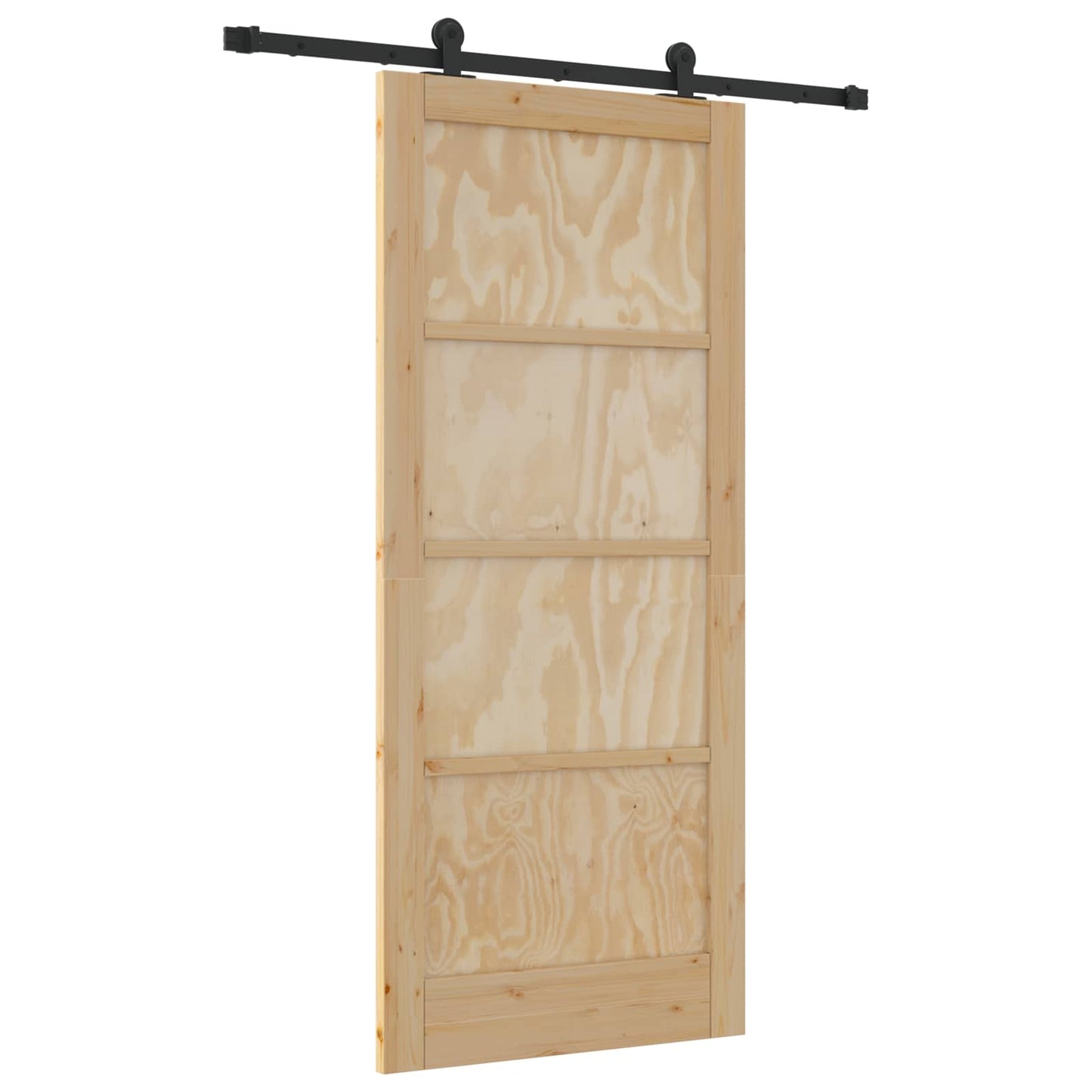 Skydedør ORKDAL Naturfarvet 86 x 198,5 cm Massivt fyrretræ