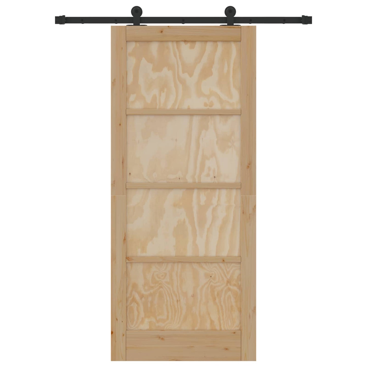 Skydedør ORKDAL Naturfarvet 86 x 198,5 cm Massivt fyrretræ