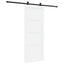 Skydedør ORKDAL Hvid 83 x 202 cm Massivt fyrretræ