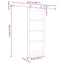 Skydedør ORKDAL Hvid 83 x 202 cm Massivt fyrretræ