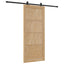 Skydedør ORKDAL Naturfarvet 86 x 198,5 cm Massivt fyrretræ