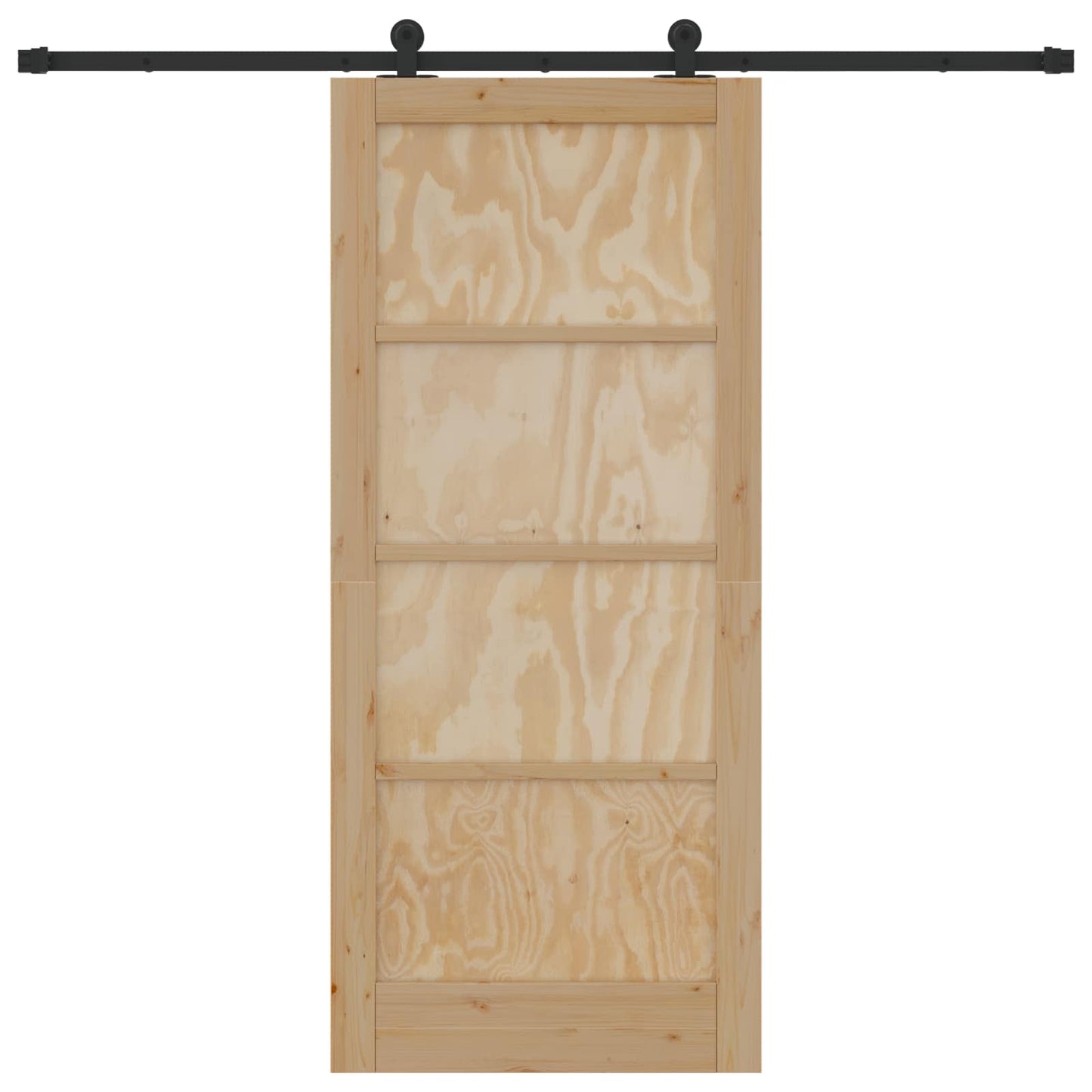 Skydedør ORKDAL Naturfarvet 86 x 198,5 cm Massivt fyrretræ