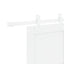 Skydedør Hvid 83 x 232 cm Massivt fyrretræ