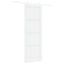 Skydedør Hvid 83 x 232 cm Massivt fyrretræ