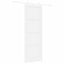 Skydedør Hvid 83 x 232 cm Massivt fyrretræ