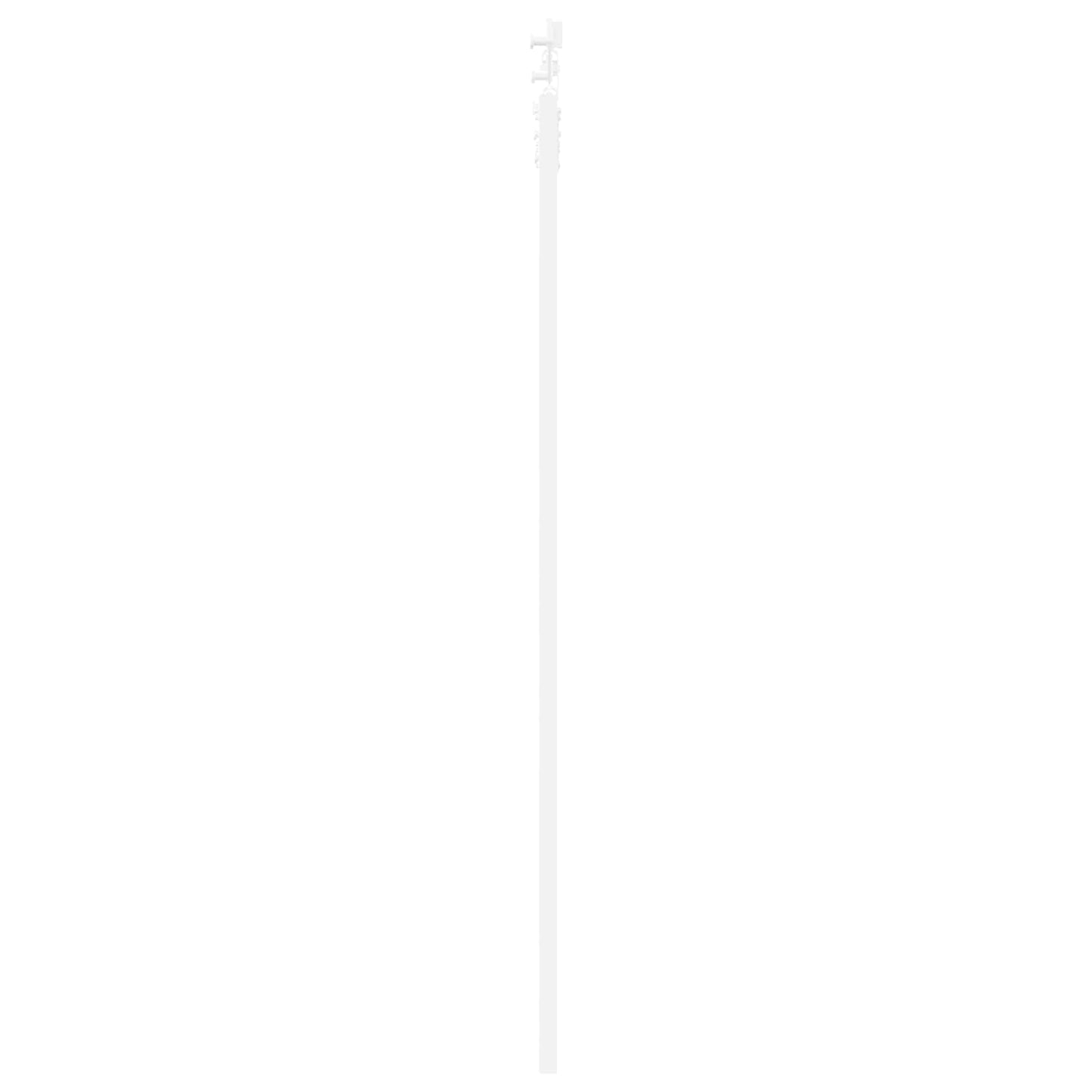 Skydedør Hvid 83 x 202 cm Massivt fyrretræ