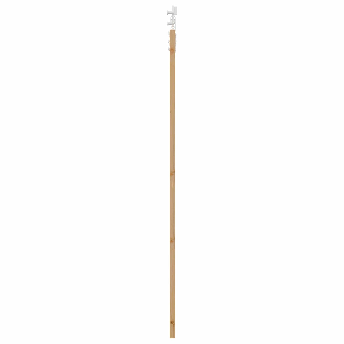 Skydedør Natur og hvid 86 x 211 cm Massivt fyrretræ