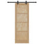 Skydedør ORKDAL Naturfarvet 73,5 x 211 cm Massivt fyrretræ