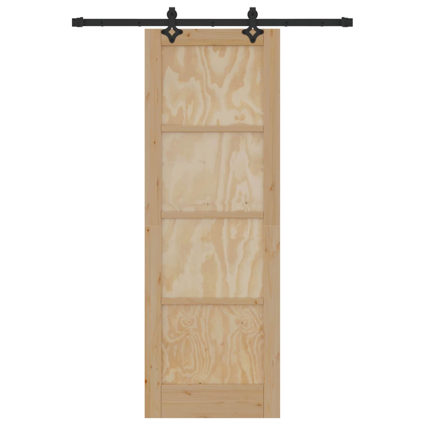 Skydedør ORKDAL Naturfarvet 73,5 x 211 cm Massivt fyrretræ