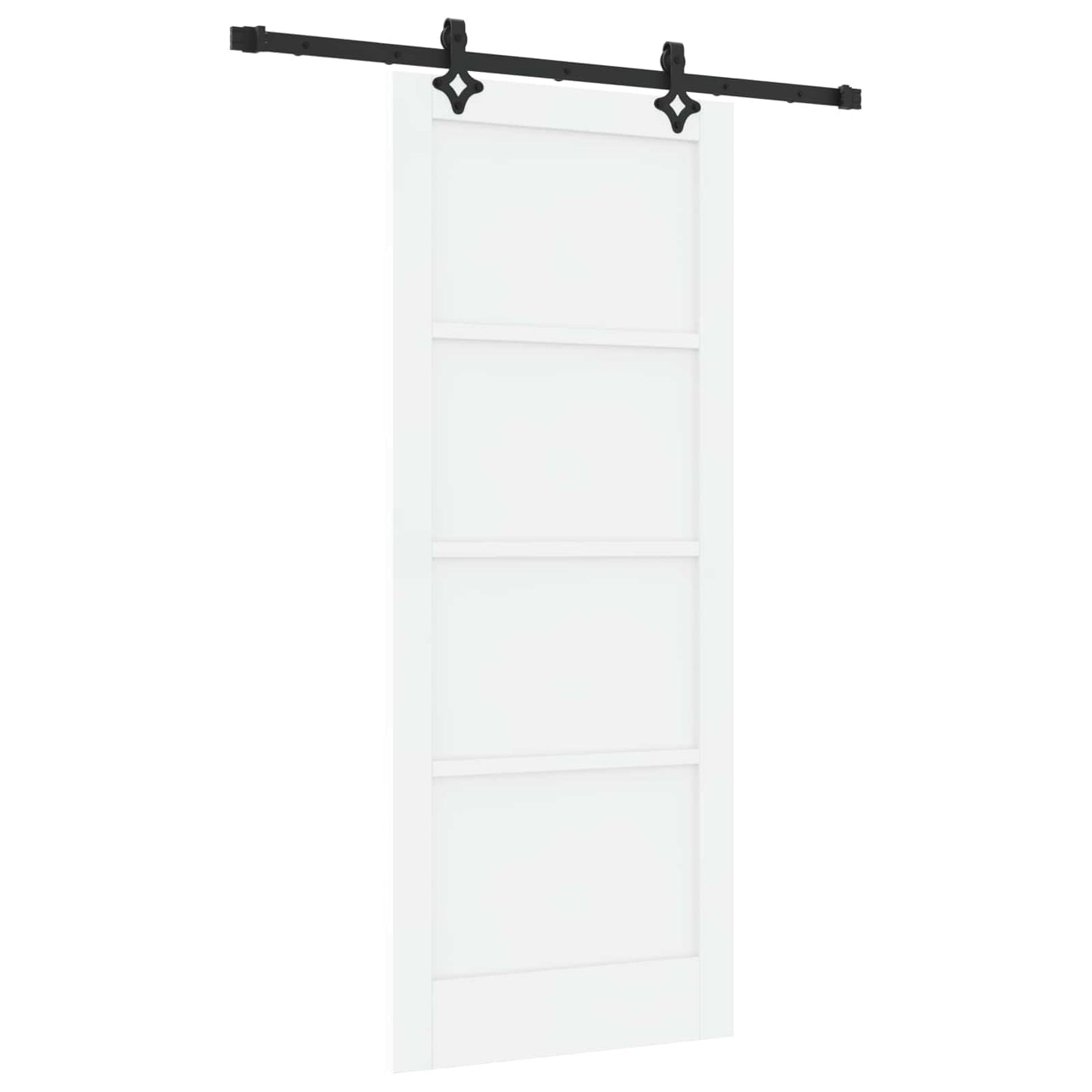 Skydedør ORKDAL Hvid 83 x 202 cm Massivt fyrretræ