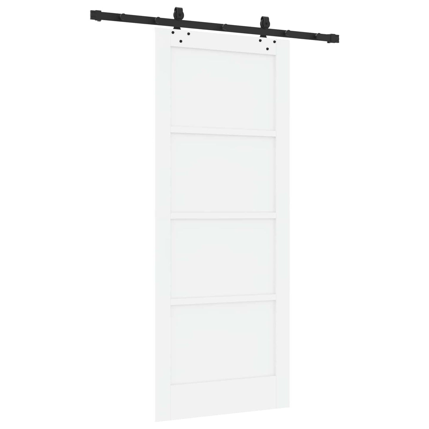 Skydedør ORKDAL Hvid 83 x 202 cm Massivt fyrretræ