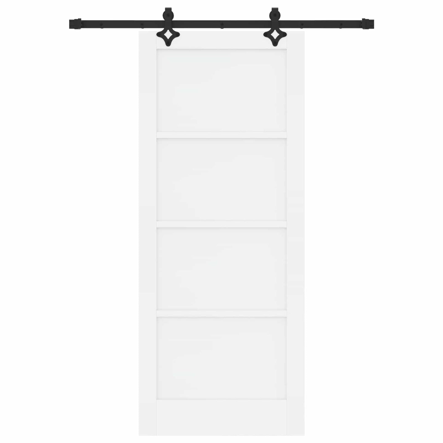 Skydedør ORKDAL Hvid 83 x 202 cm Massivt fyrretræ