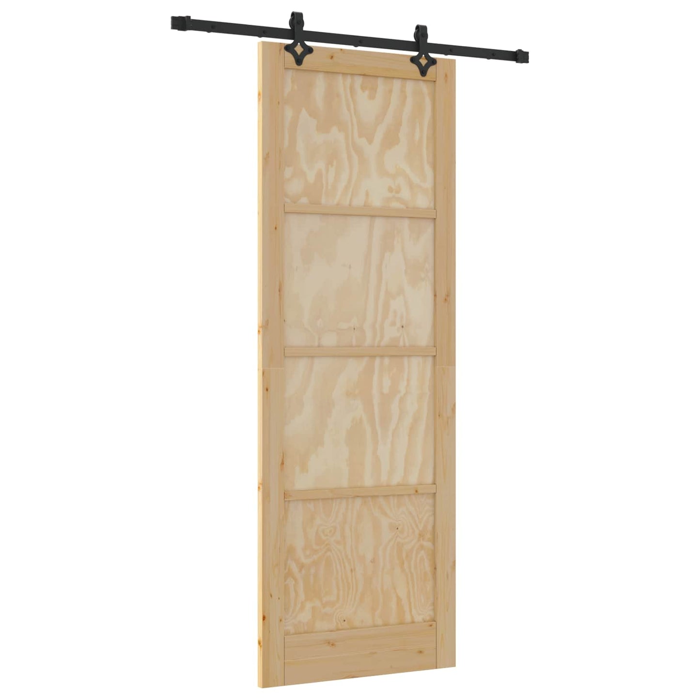 Skydedør ORKDAL Naturfarvet 83 x 232 cm Massivt fyrretræ