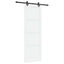 Skydedør ORKDAL 83 x 232 cm Massivt fyrretræ Hvid