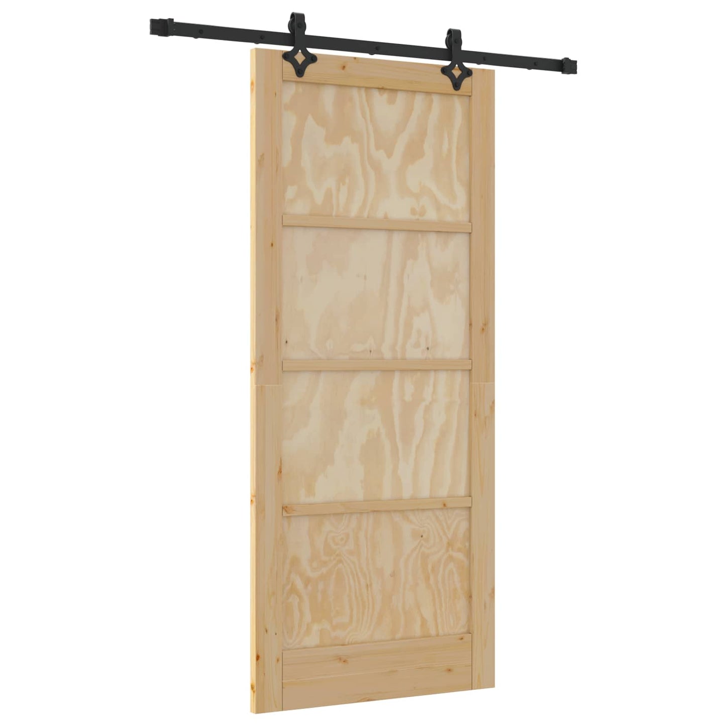 Skydedør ORKDAL Naturfarvet 86 x 198,5 cm Massivt fyrretræ