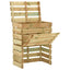 Skydedør ORKDAL Naturfarvet 86 x 198,5 cm Massivt fyrretræ