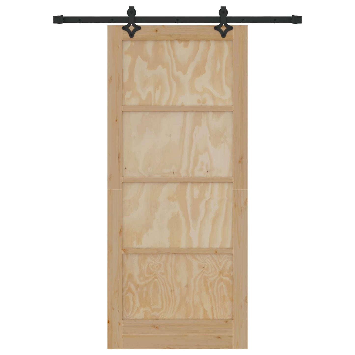 Skydedør ORKDAL Naturfarvet 86 x 198,5 cm Massivt fyrretræ