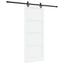 Skydedør ORKDAL Hvid 83 x 202 cm Massivt fyrretræ