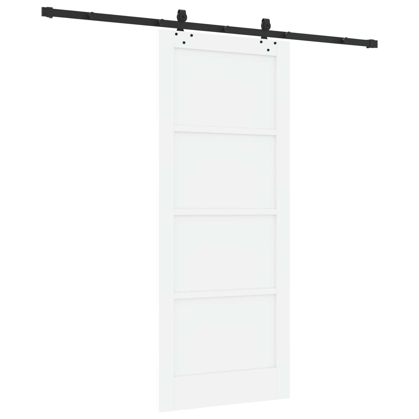 Skydedør ORKDAL Hvid 83 x 202 cm Massivt fyrretræ