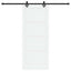 Skydedør ORKDAL Hvid 83 x 202 cm Massivt fyrretræ