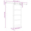 Skydedør ORKDAL Hvid 83 x 202 cm Massivt fyrretræ