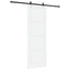 Skydedør ORKDAL Hvid 83 x 232 cm Massivt fyrretræ