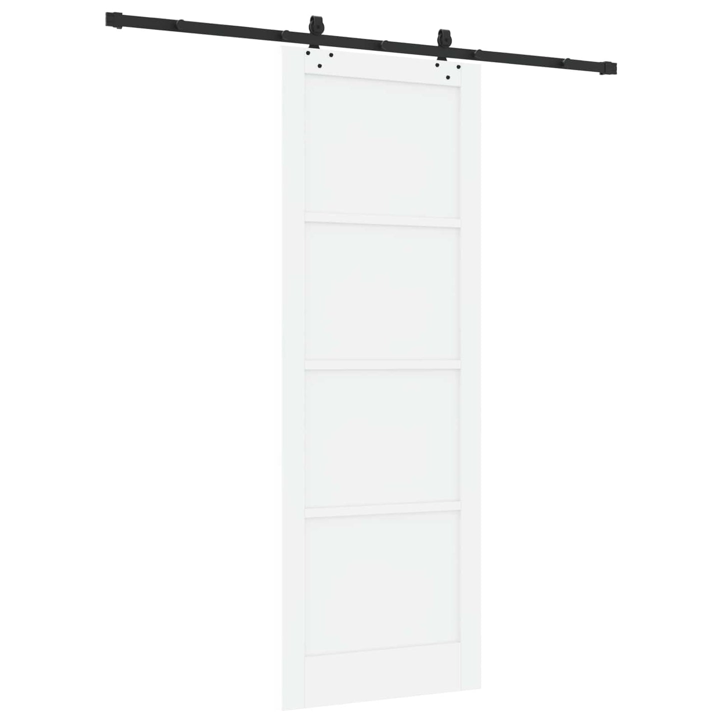 Skydedør ORKDAL Hvid 83 x 232 cm Massivt fyrretræ