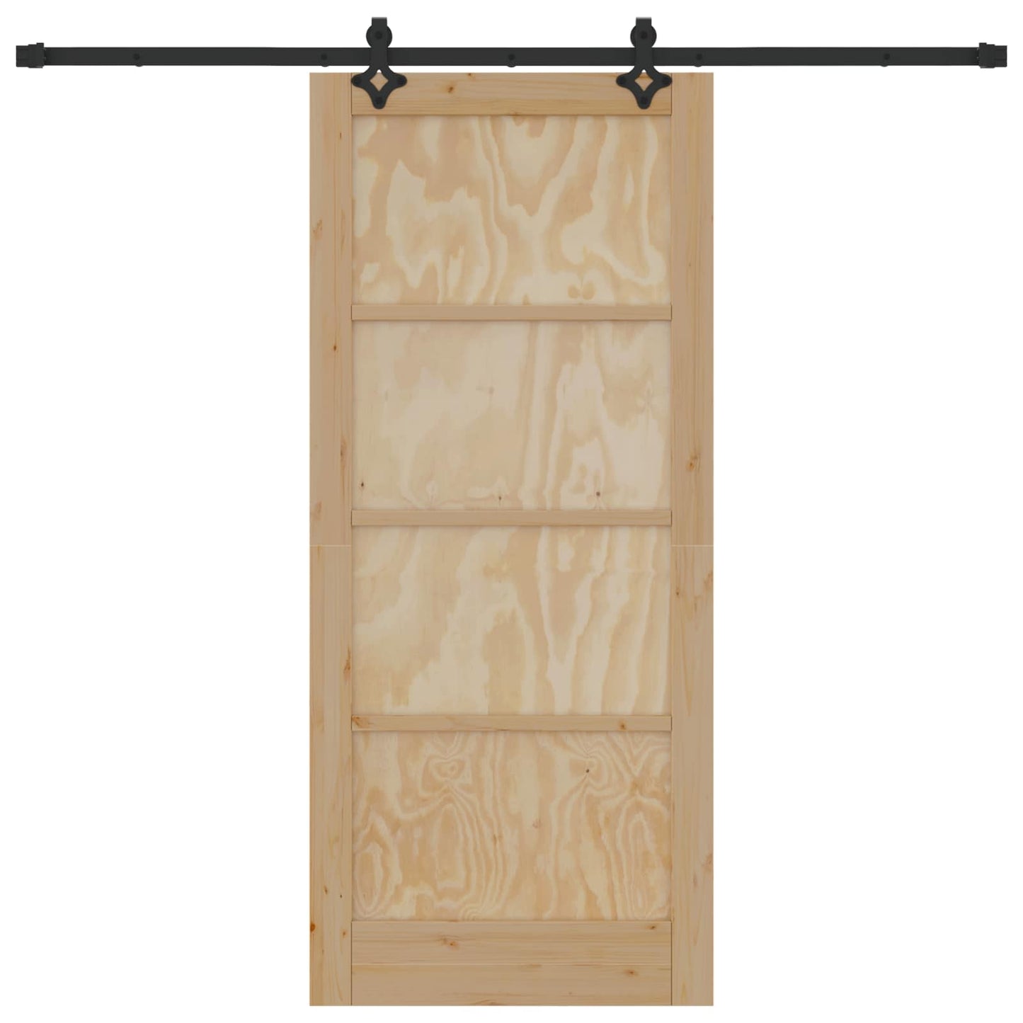Skydedør ORKDAL Naturfarvet 86 x 198,5 cm Massivt fyrretræ
