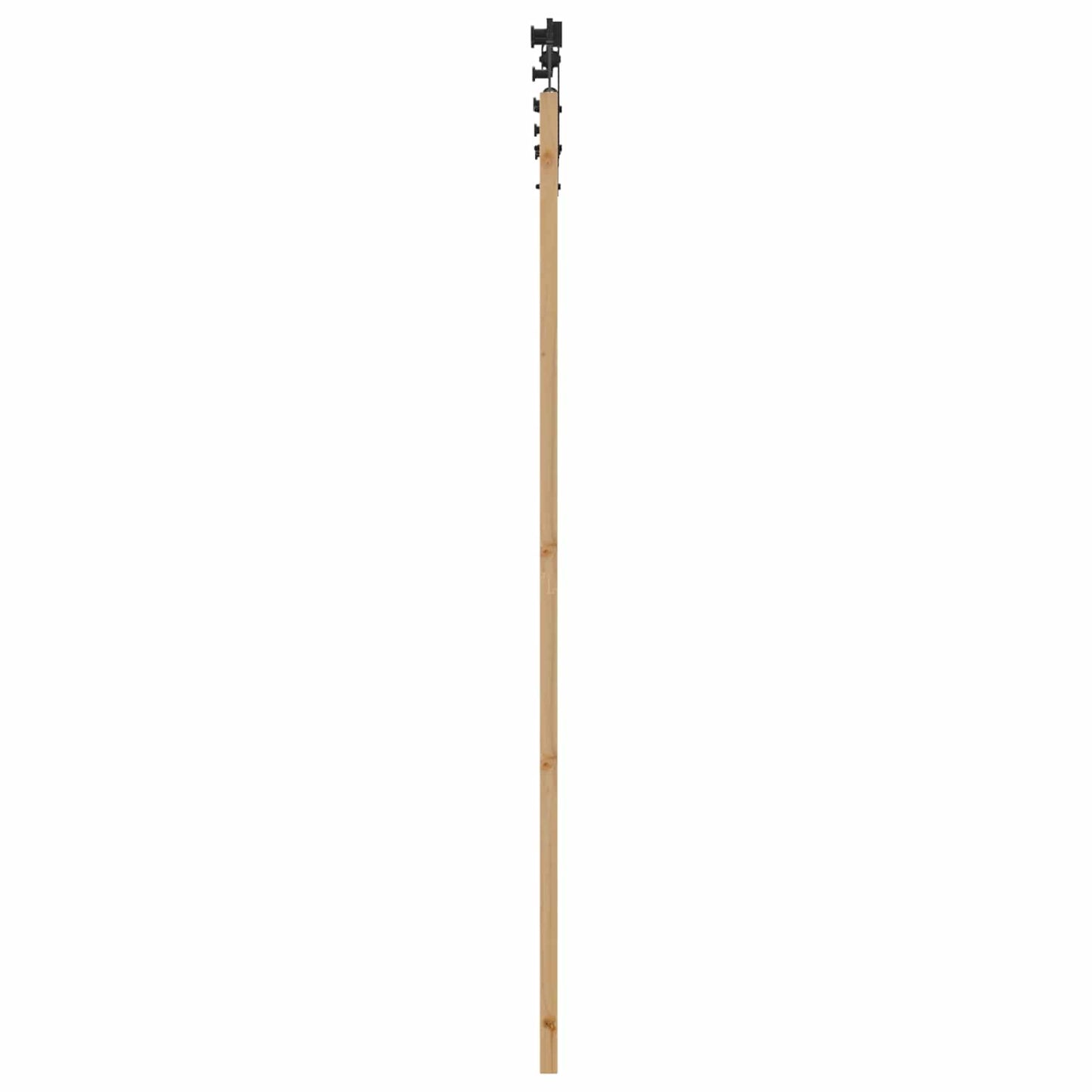 Skydedør ORKDAL Naturfarvet og sort 73,5 x 211 cm