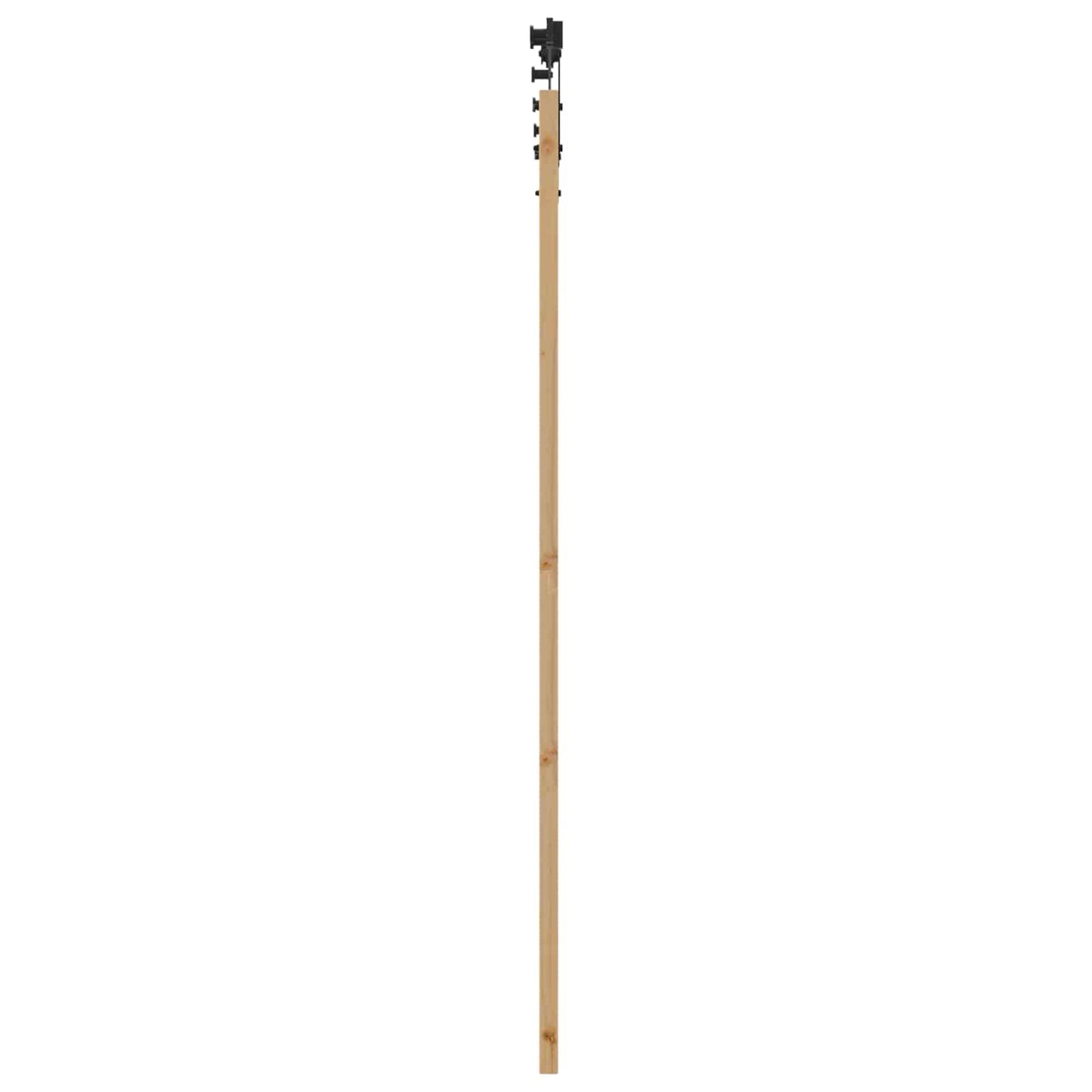 Skydedør ORKDAL Naturfarvet og sort 86 x 198,5 cm