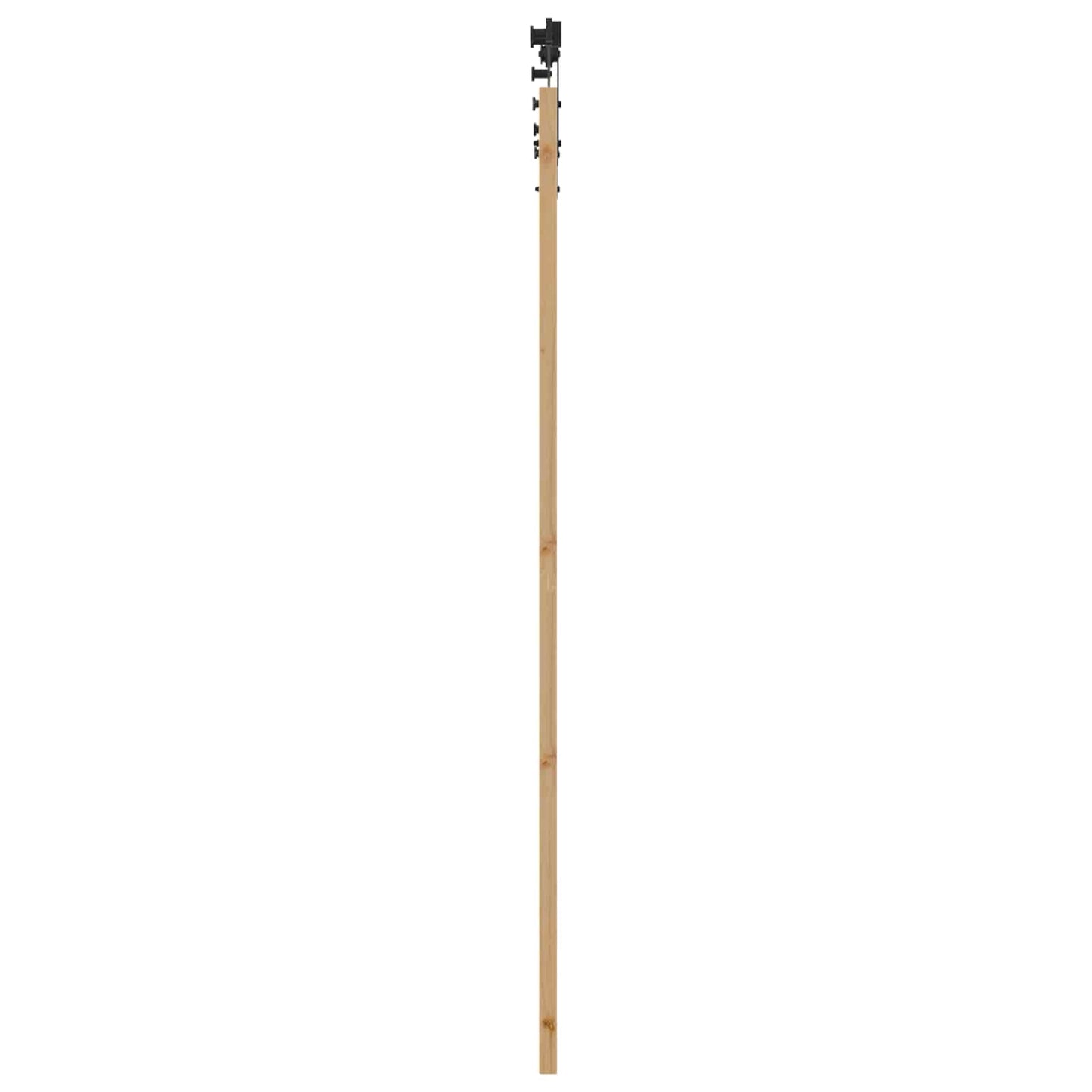 Skydedør ORKDAL Naturfarvet og sort 86 x 211 cm