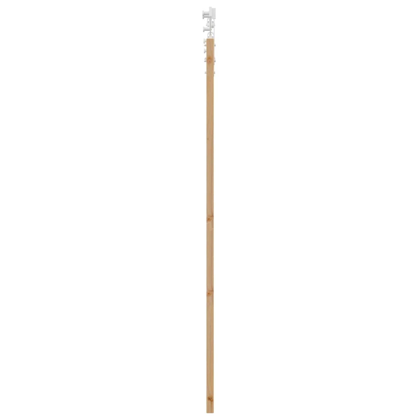 Skydedør ORKDAL Natur og hvid 61 x 198,5 cm Massivt fyrretræ