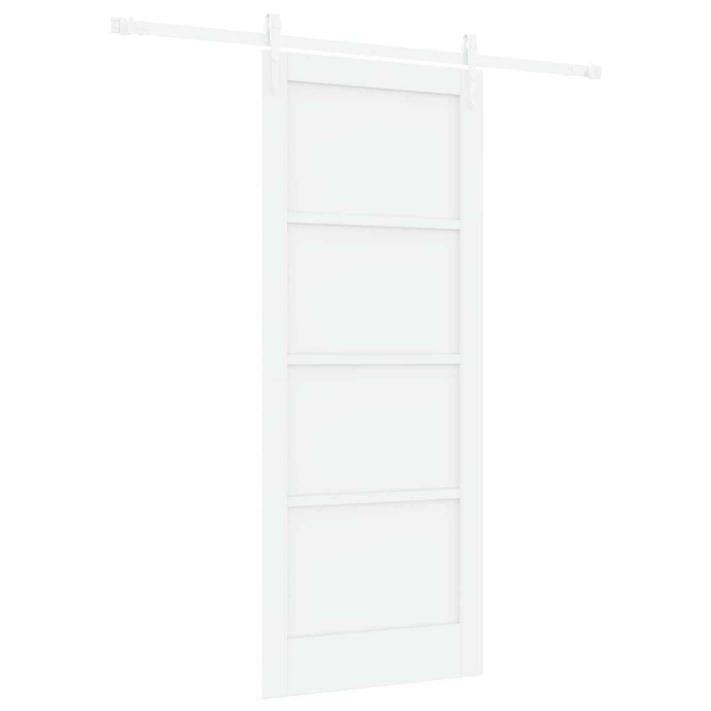 Skydedør ORKDAL Hvid 83 x 202 cm Massivt fyrretræ