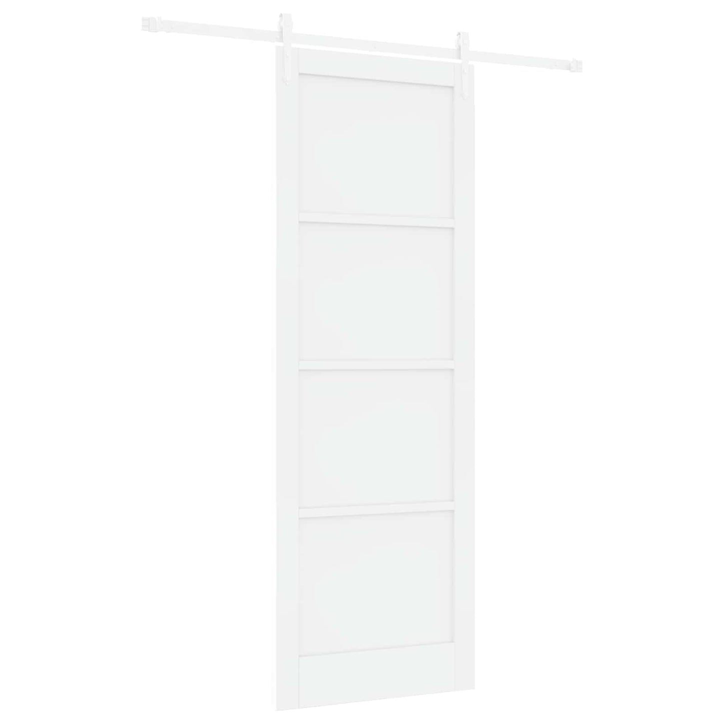 Skydedør ORKDAL Hvid 83 x 232 cm Massivt fyrretræ