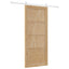 Skydedør ORKDAL Natur og hvid 86 x 198,5 cm Massivt fyrretræ