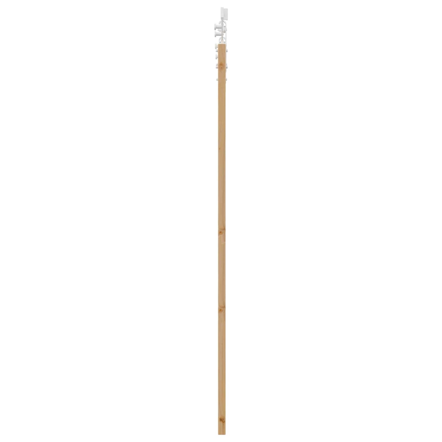 Skydedør ORKDAL Natur og hvid 61 x 198,5 cm Massivt fyrretræ