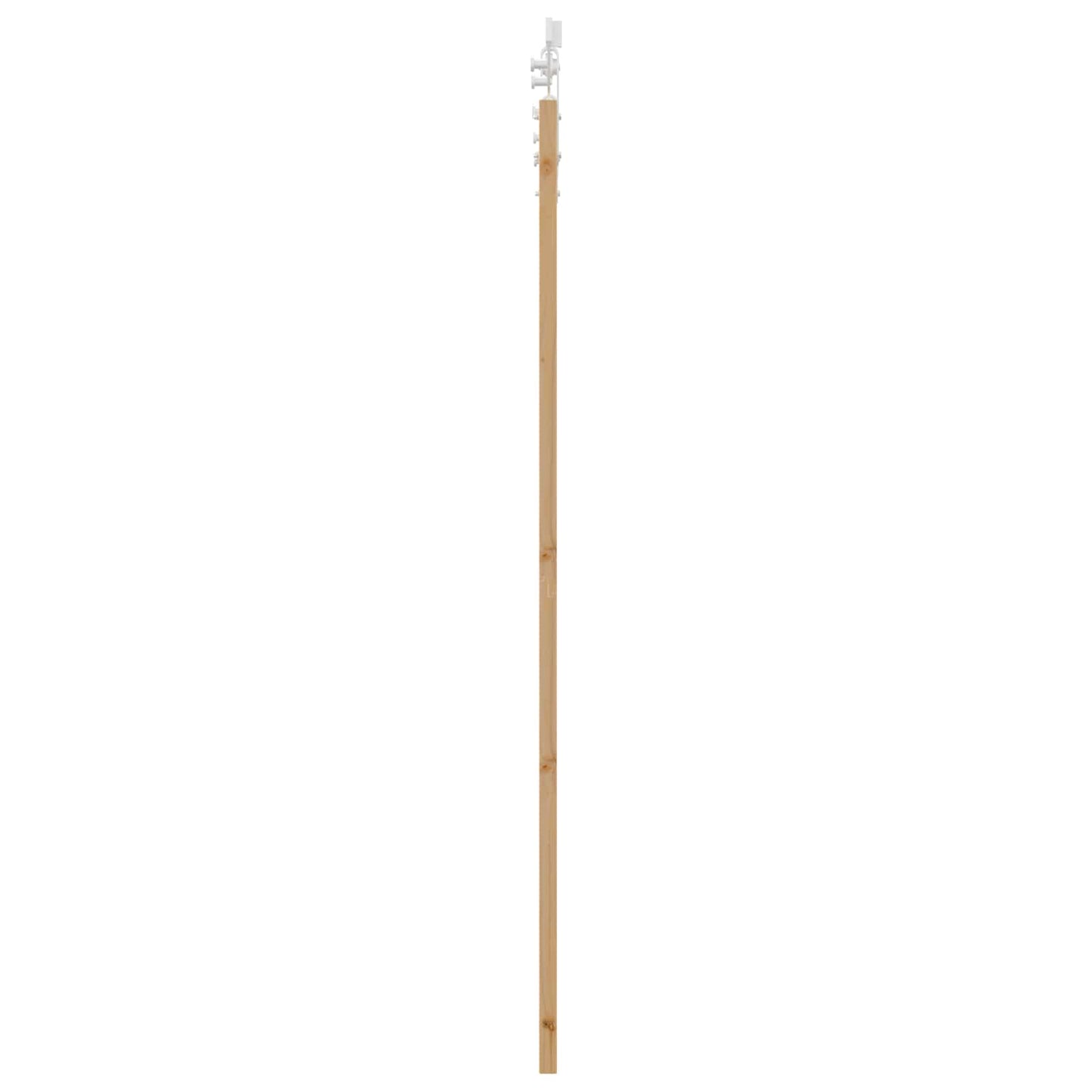 Skydedør ORKDAL Natur og hvid 73,5 x 211 cm Massivt fyrretræ
