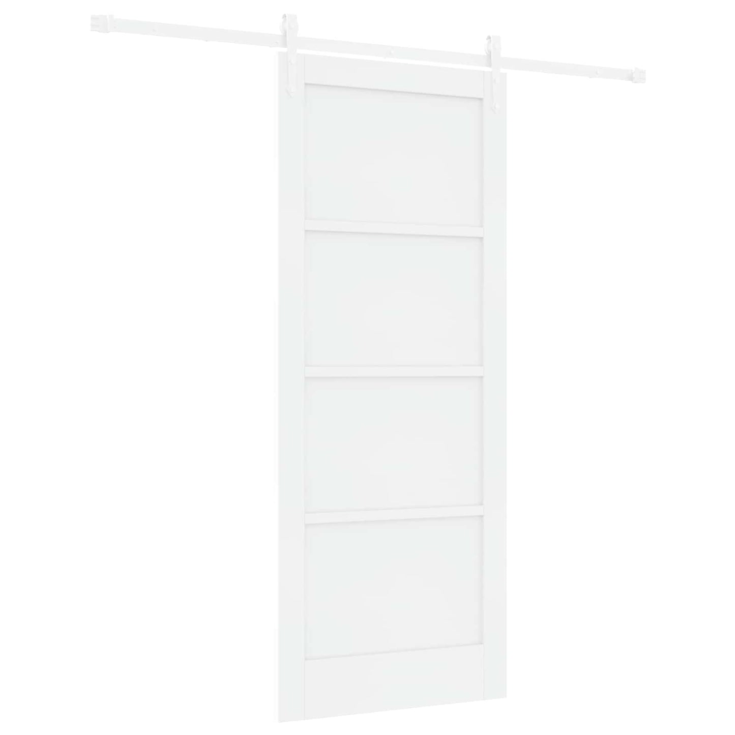 Skydedør ORKDAL Hvid 83 x 202 cm Massivt fyrretræ