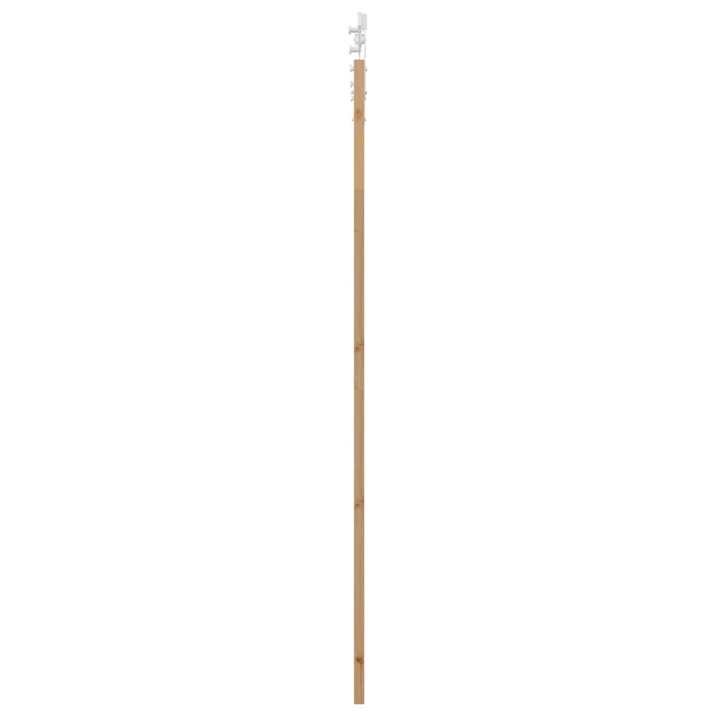 Skydedør ORKDAL Natur og hvid 83 x 232 cm Massivt fyrretræ