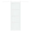 Skydedør ORKDAL Hvid 83 x 232 cm Massivt fyrretræ