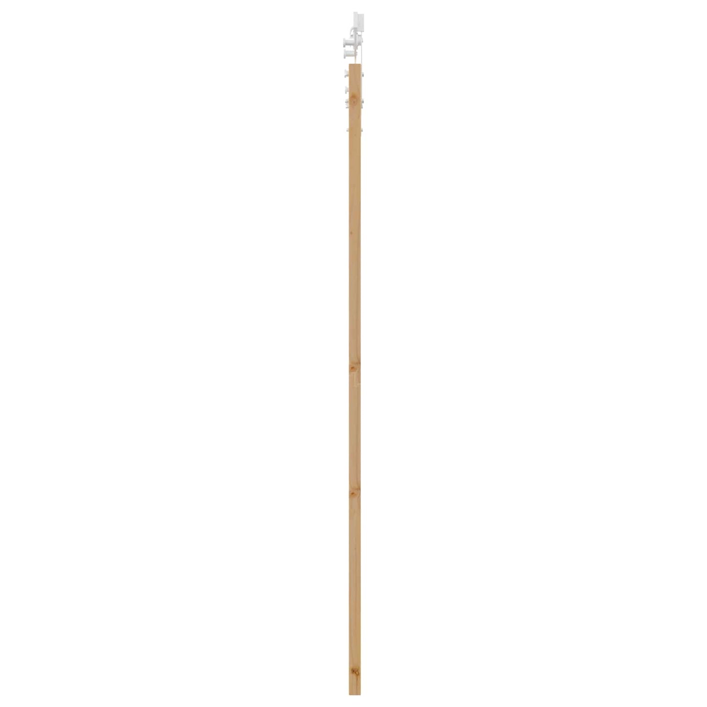 Skydedør ORKDAL Natur og hvid 86 x 198,5 cm Massivt fyrretræ