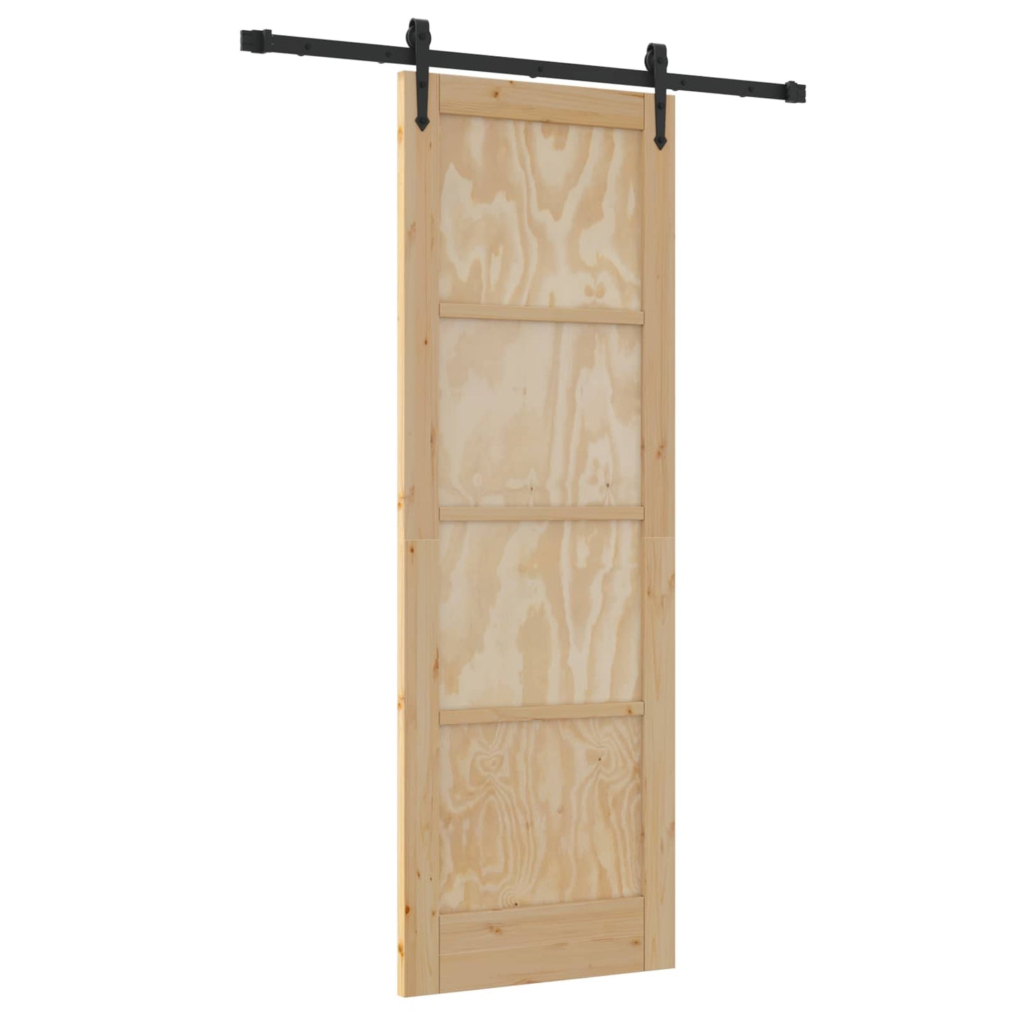 Skydedør ORKDAL Naturfarvet 73,5 x 211 cm Massivt fyrretræ