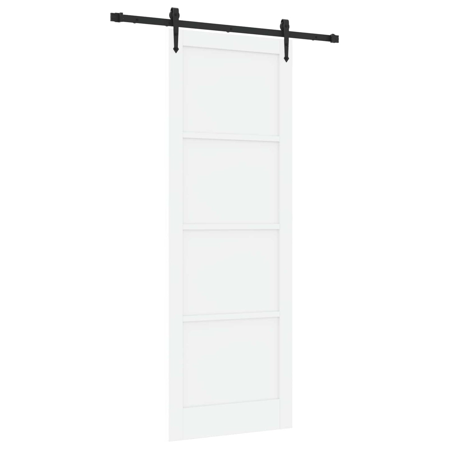 Skydedør ORKDAL Hvid 83 x 232 cm Massivt fyrretræ