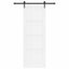 Skydedør ORKDAL Hvid 83 x 232 cm Massivt fyrretræ