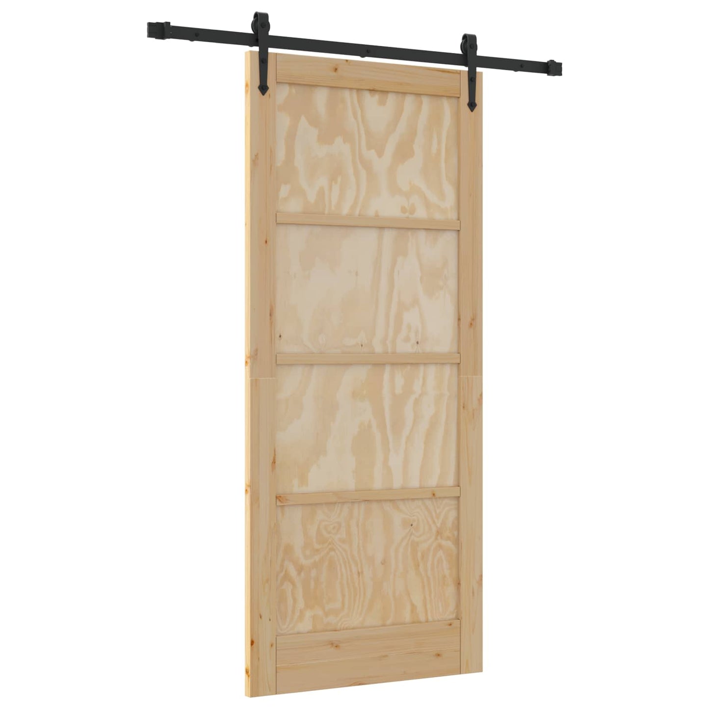 Skydedør ORKDAL Naturfarvet 86 x 198,5 cm Massivt fyrretræ