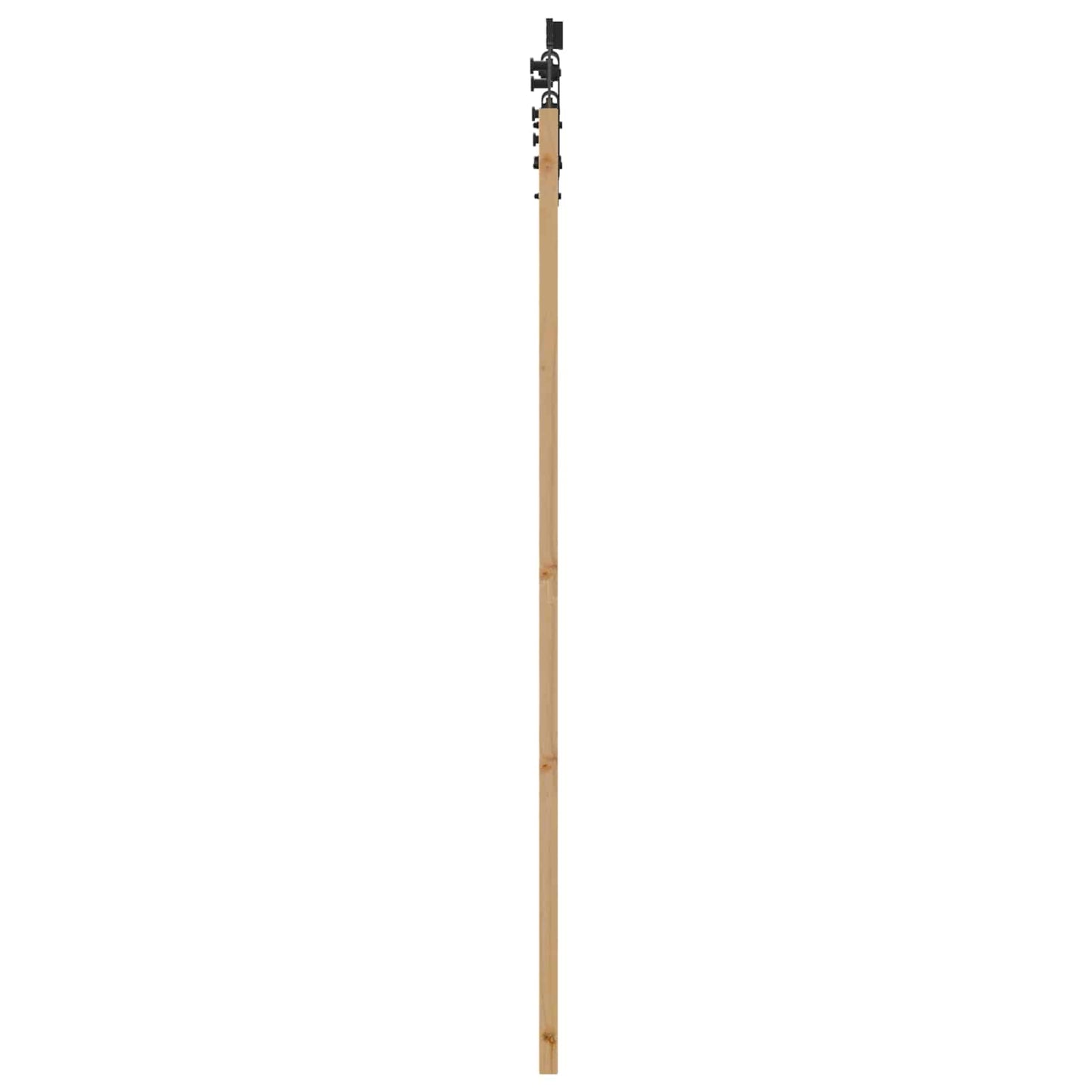 Skydedør ORKDAL Naturfarvet 61 x 198,5 cm Massivt fyrretræ