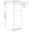 Skydedør ORKDAL Hvid 83 x 202 cm Massivt fyrretræ